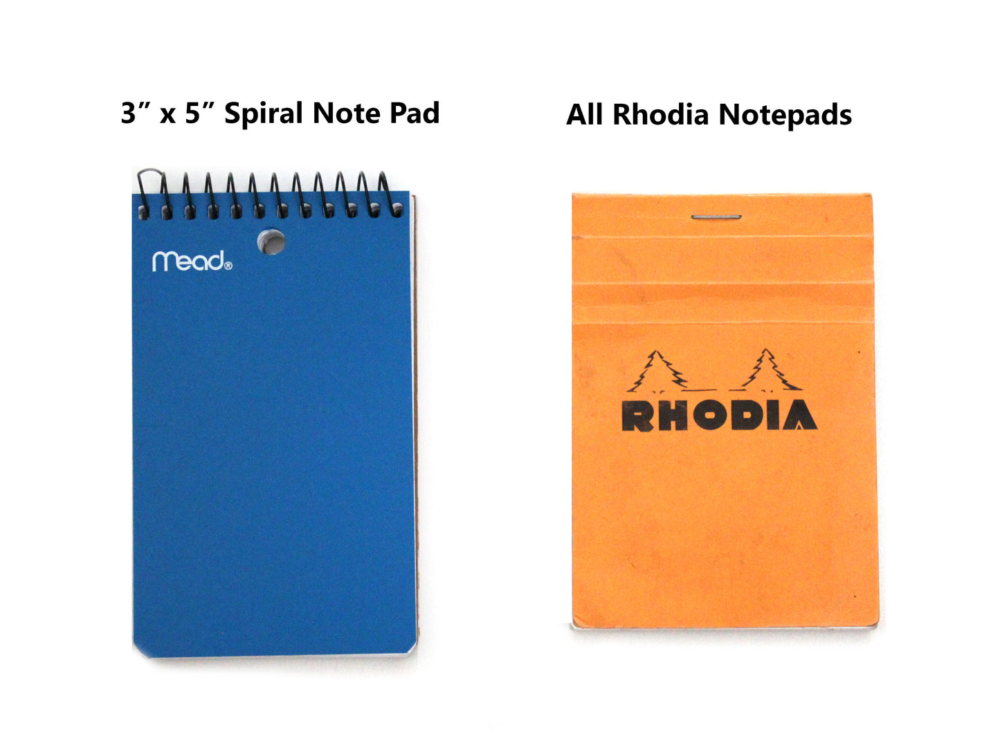 Hand Burnished Calf Italian Leather Rhodia Notebook Cover: Personalized Journal