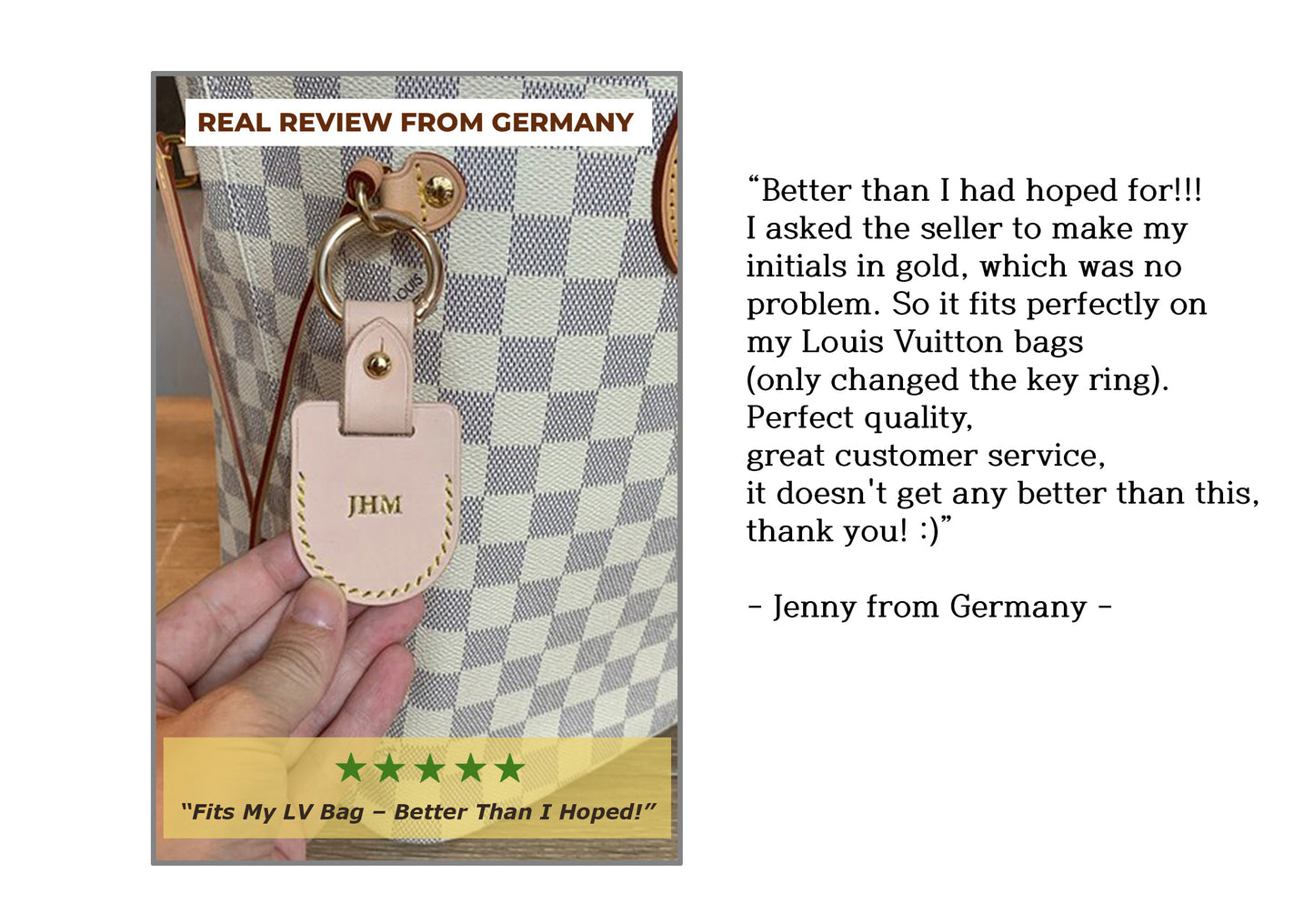 Personalized Leather AirTag Case – Handmade Full Grain Leather