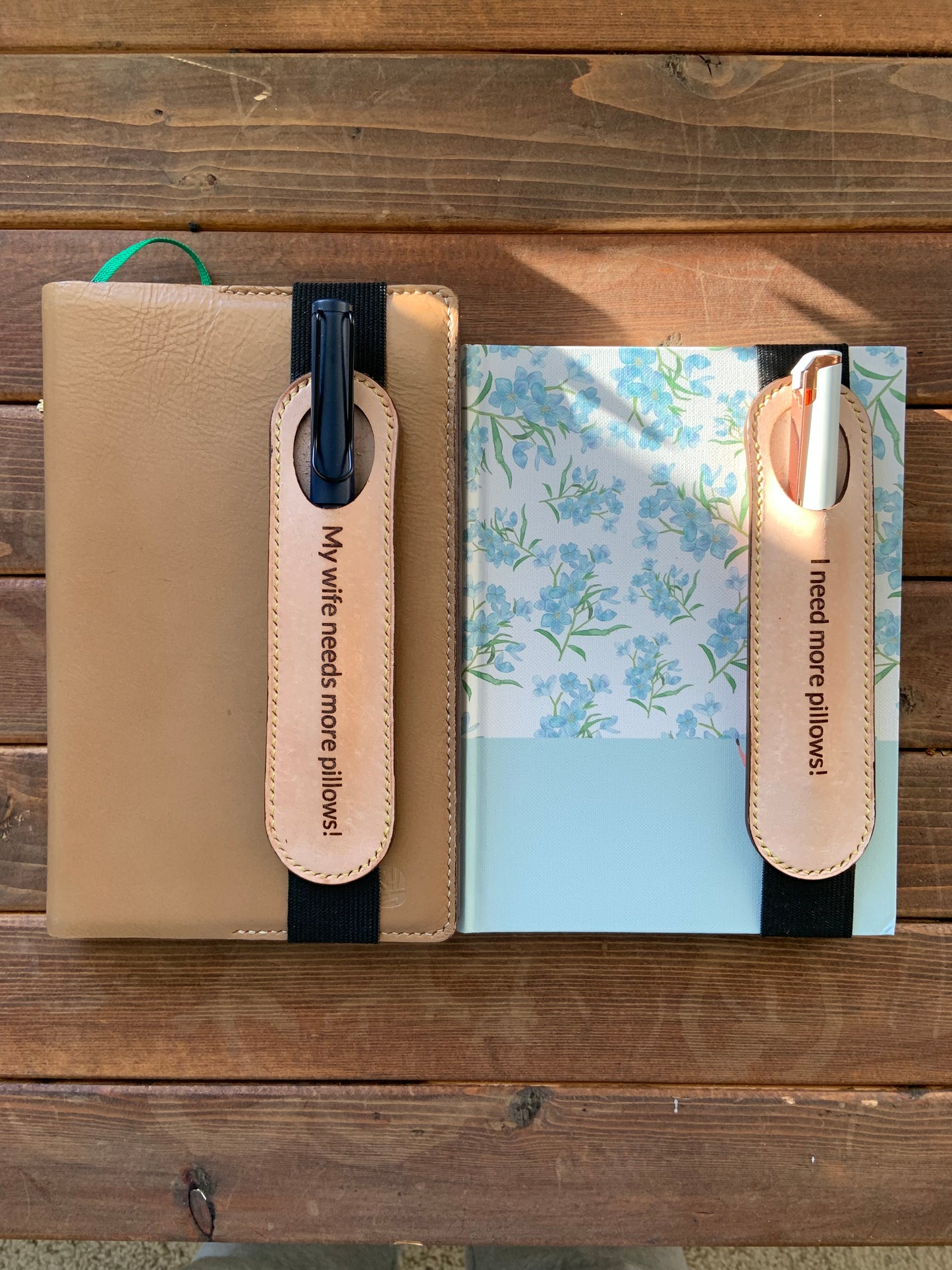THE INSPIRE Leather Pen Sleeve Bookmark