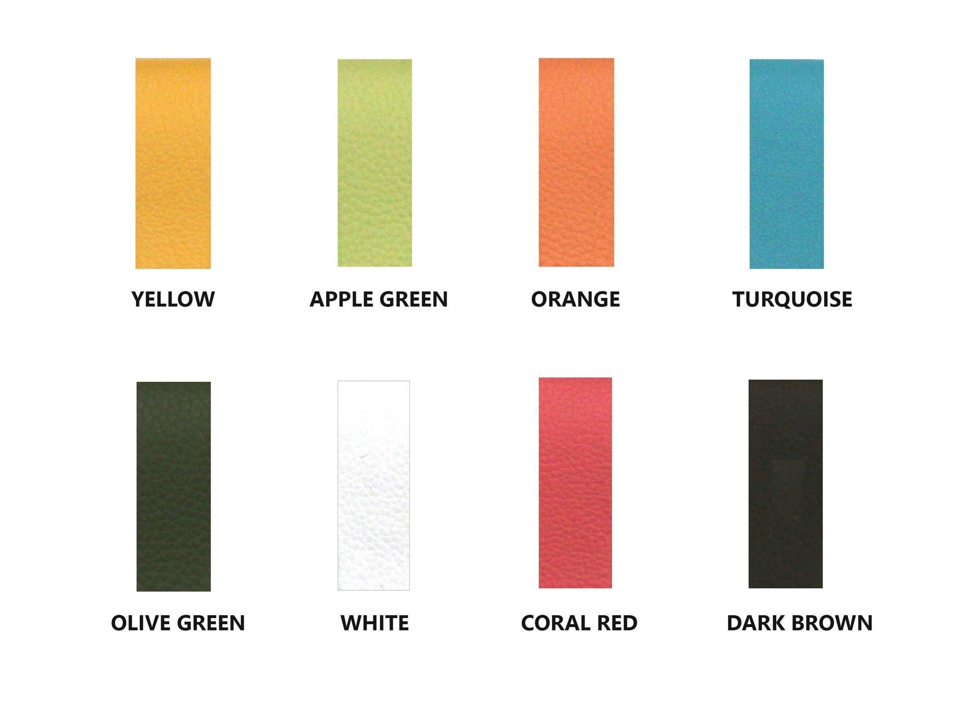 full grain leather key chain with various color options