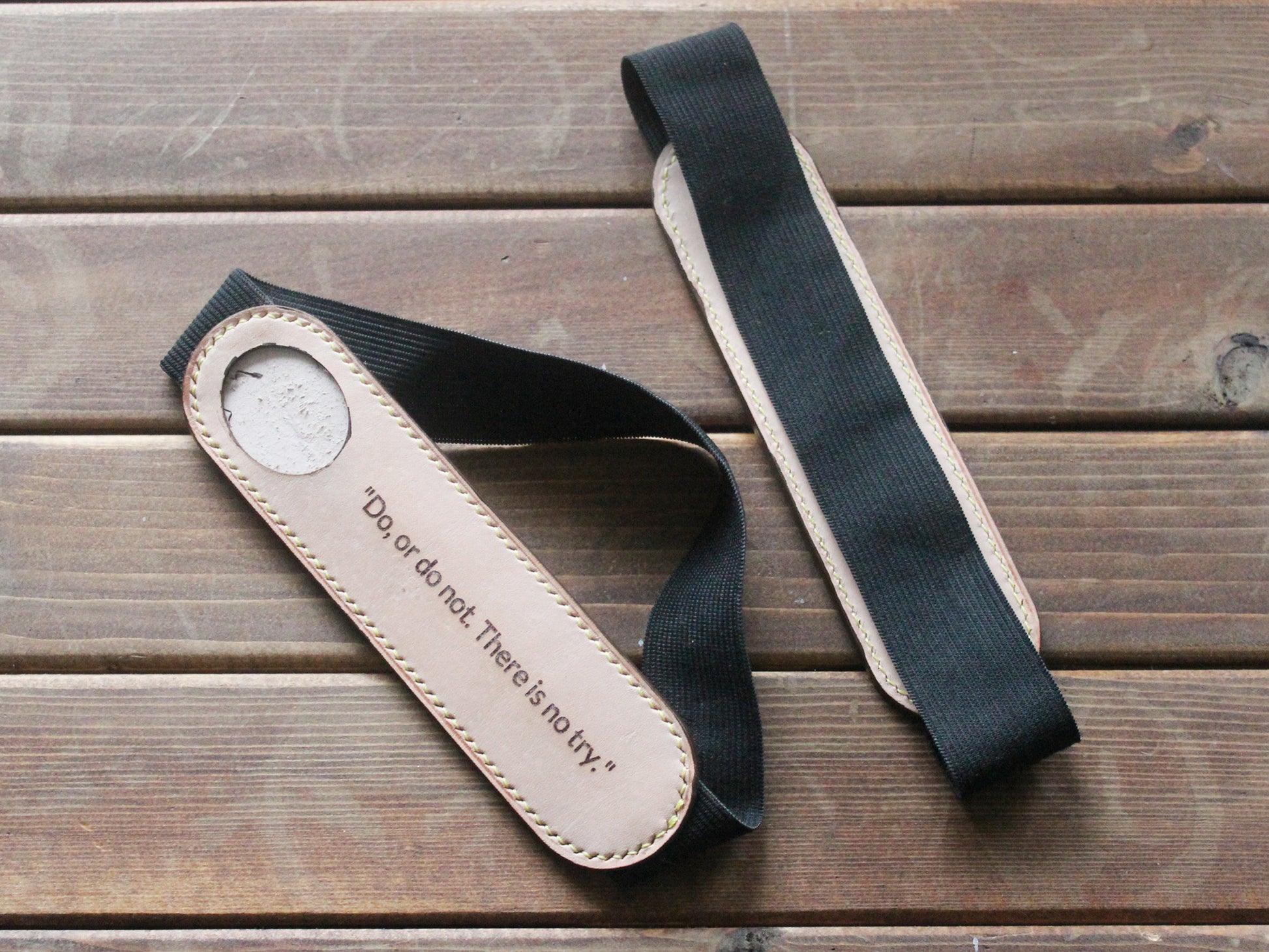 Personalized Leather Pen Sleeve / Bookmark, Handmade in Canada