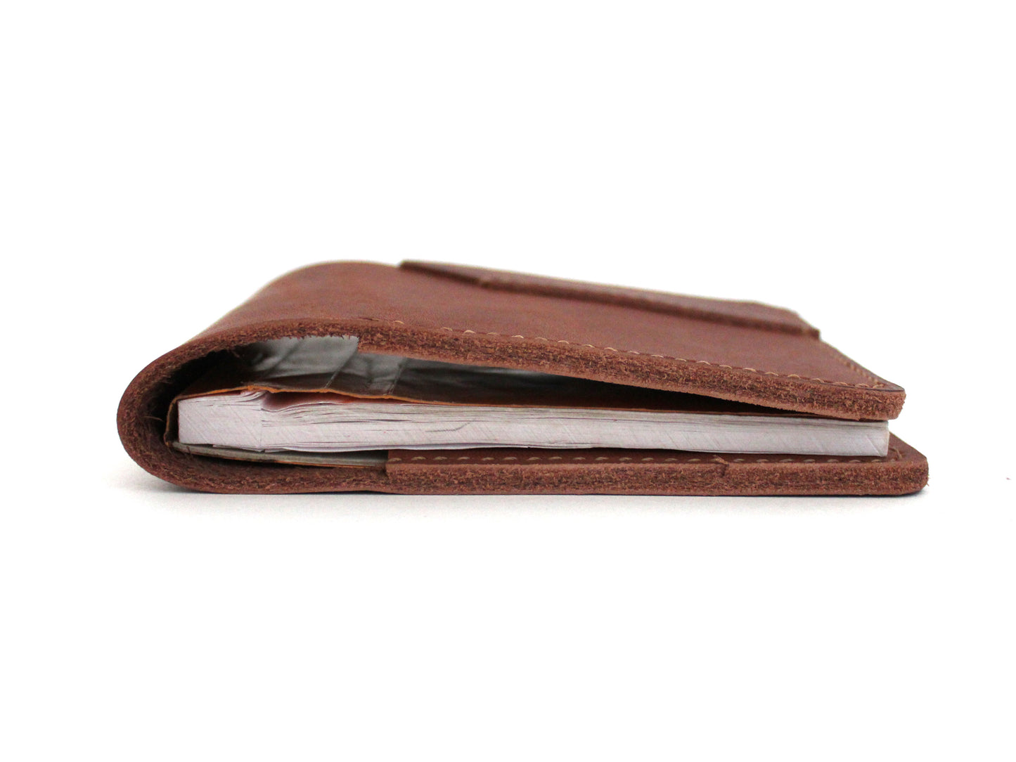 Hand Stitched Italian Leather Rhodia Notepad Cover - Personalized